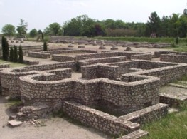 All roads are leading to Rome: remains of a Roman settlement