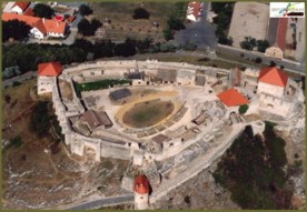 A real Medieval castle + some Baroque frescos in the church