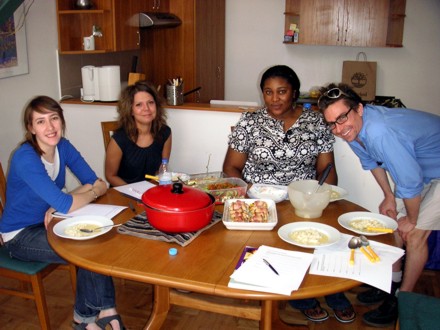 L to R: Chelsea Blair, Dessislava Krasteva, Sylvia Ubah, and Timothy Cauwels