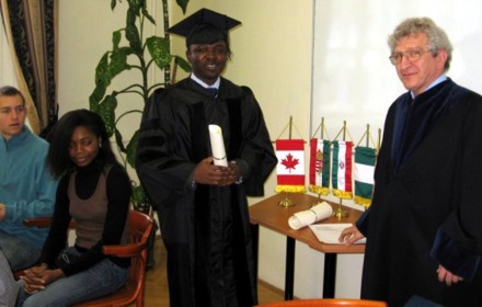 Bomateiwari Odumah with Dean Frenyó 