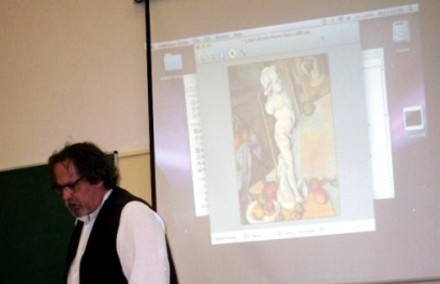 Michael Losch, speaking about "Cezanne' s Forbidden Fruit"