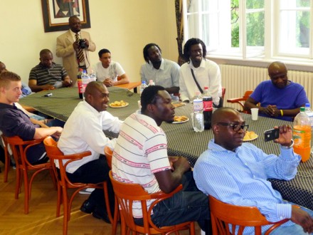 The graduates and teaching assistants