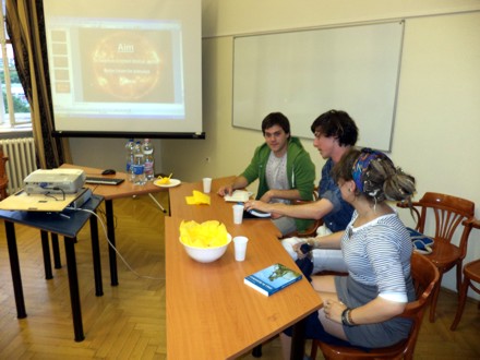 The contestants, awaiting the results of the competition.