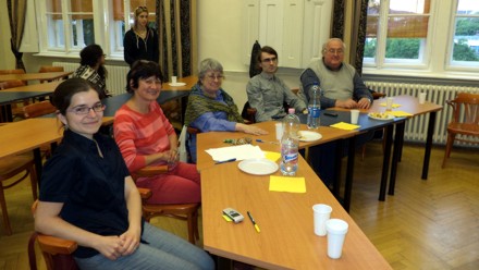 Professors Melinda Harlov, Ottilia Boross, Berne Weiss, Juraj Medzihorsky, Peter Schimert 